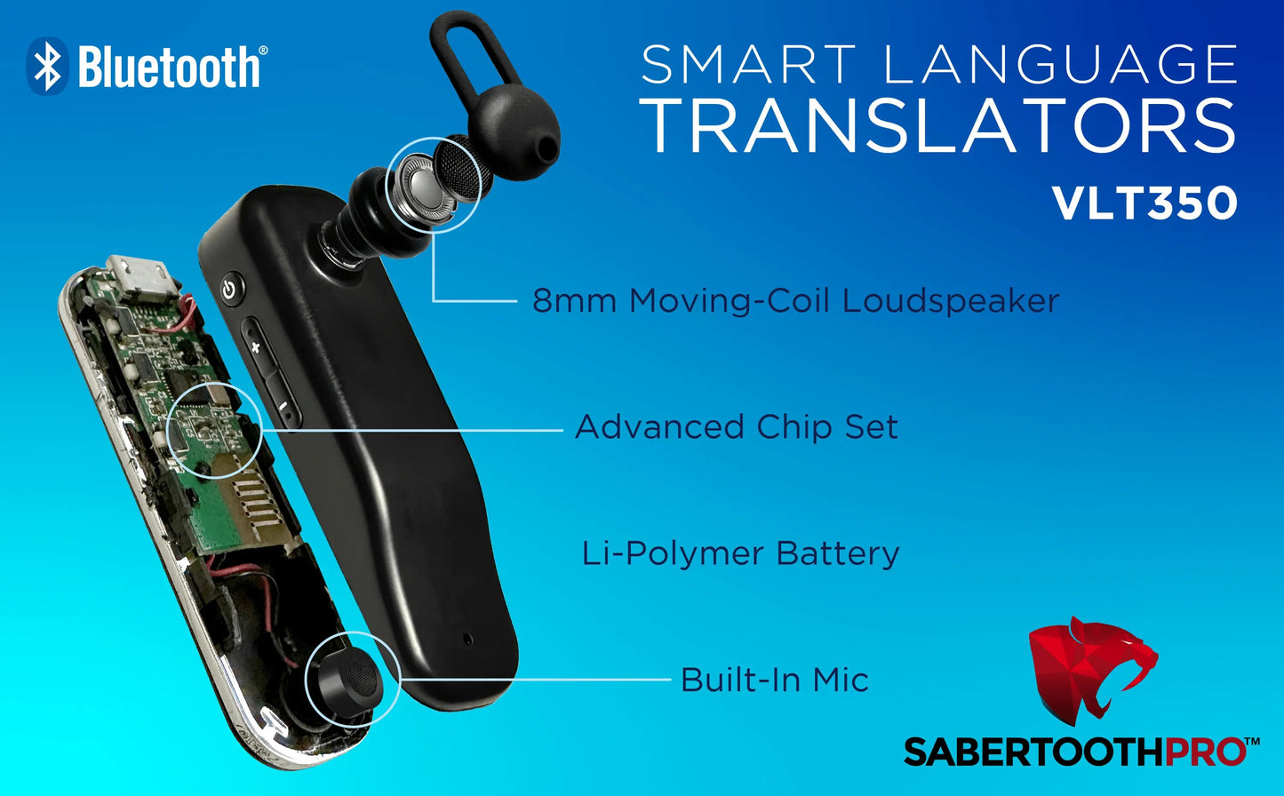 Sabertooth VLT350 Smart Voice Language Translator